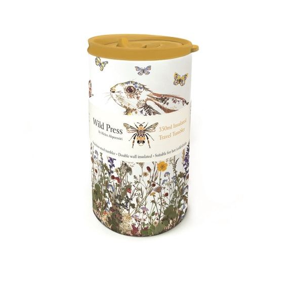 Image Description of "Museums and Galleries - Wildflower Hare Travel Tumbler".