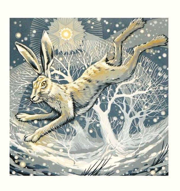 Image Description of "Card - Martin Truefitt-Baker -Frosty Hare".