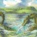 The Lake Dragon Print