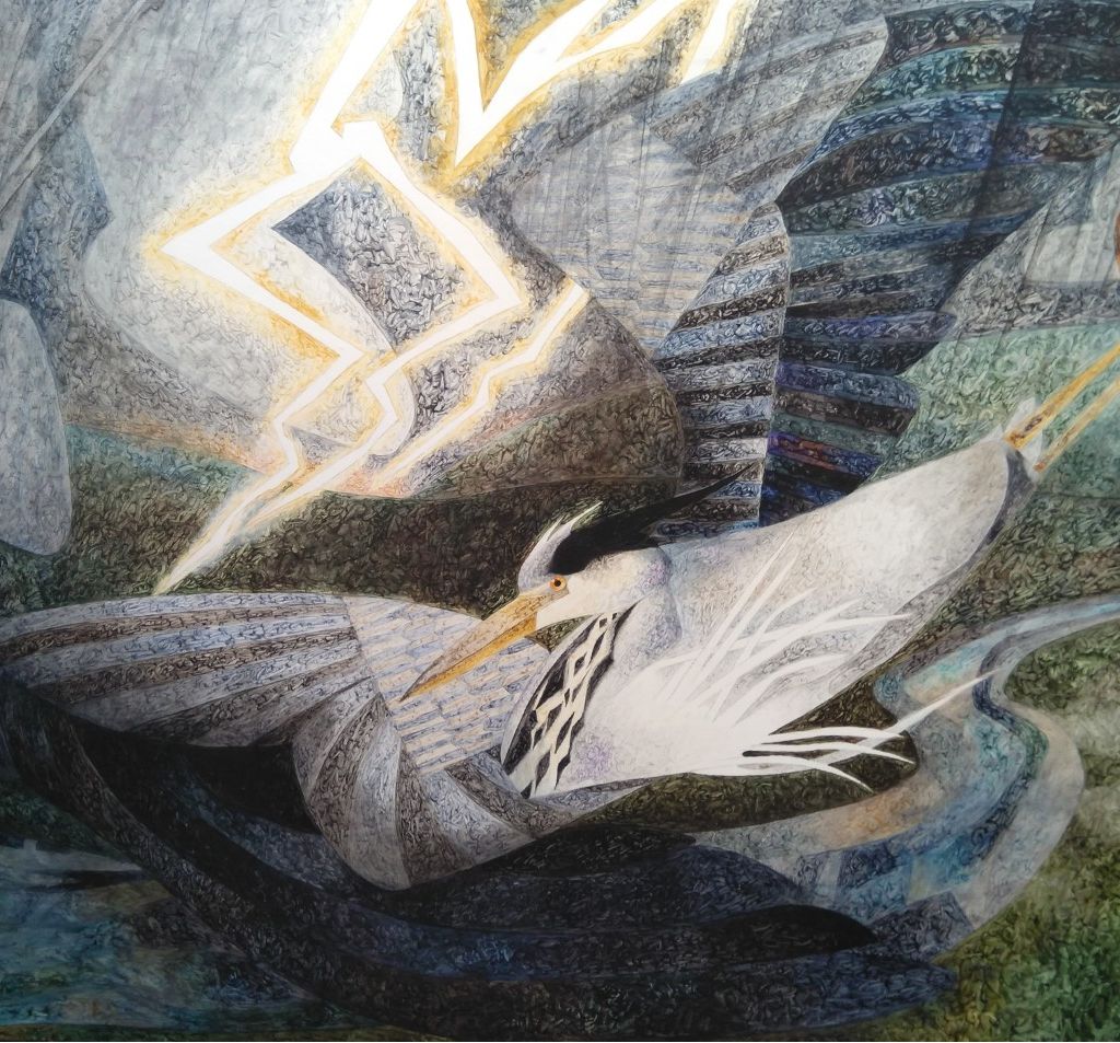 Image Description of "Tim Rossiter - Storm Heron".