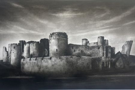 Alan Braddon Caerphilly Castle charcoal 75x50 £600 CROPPED.jpg