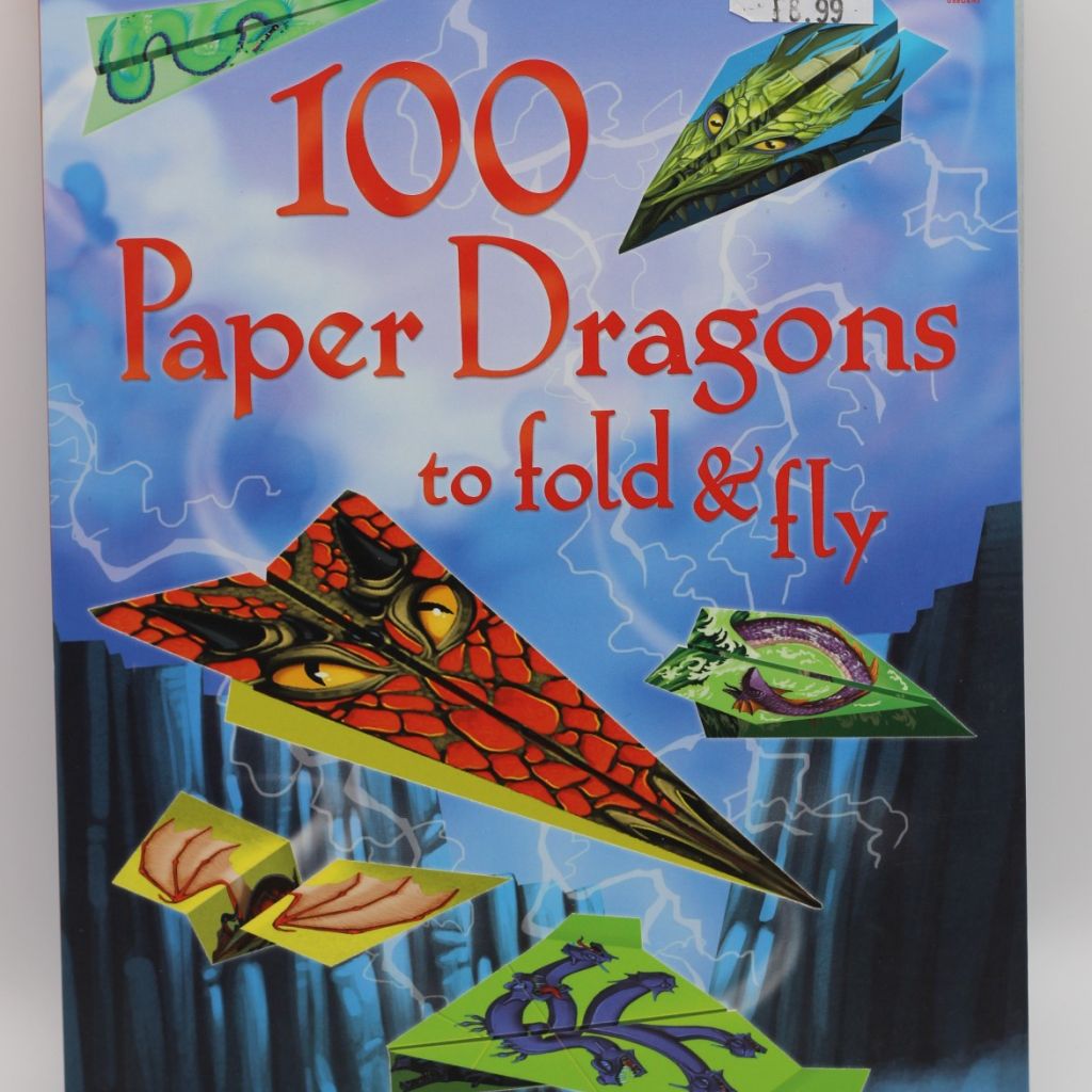 Image Description of "Book - 100 Paper Dragons to Fold & Fly".