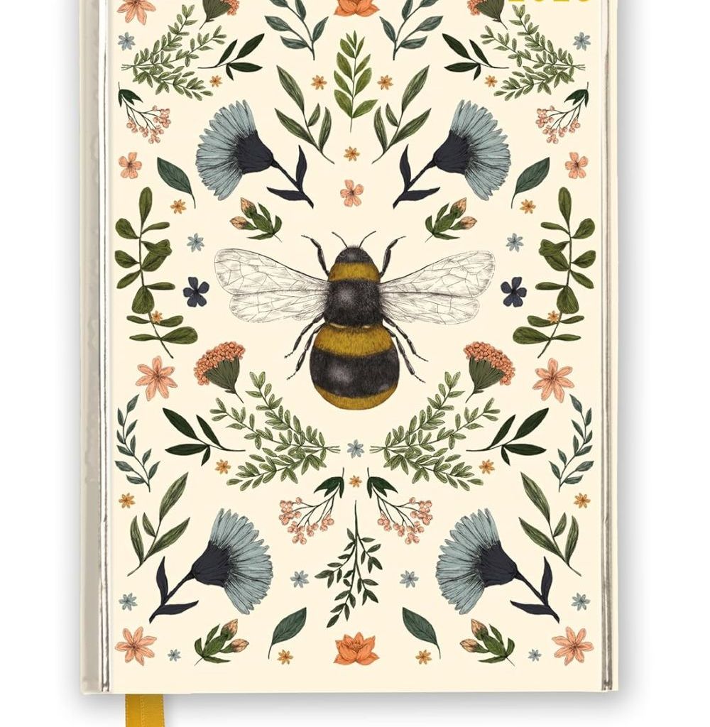 Image Description of "Diary - 2026 Jade Mosinski A5 Botanical Bee Luxury Diary Planner".