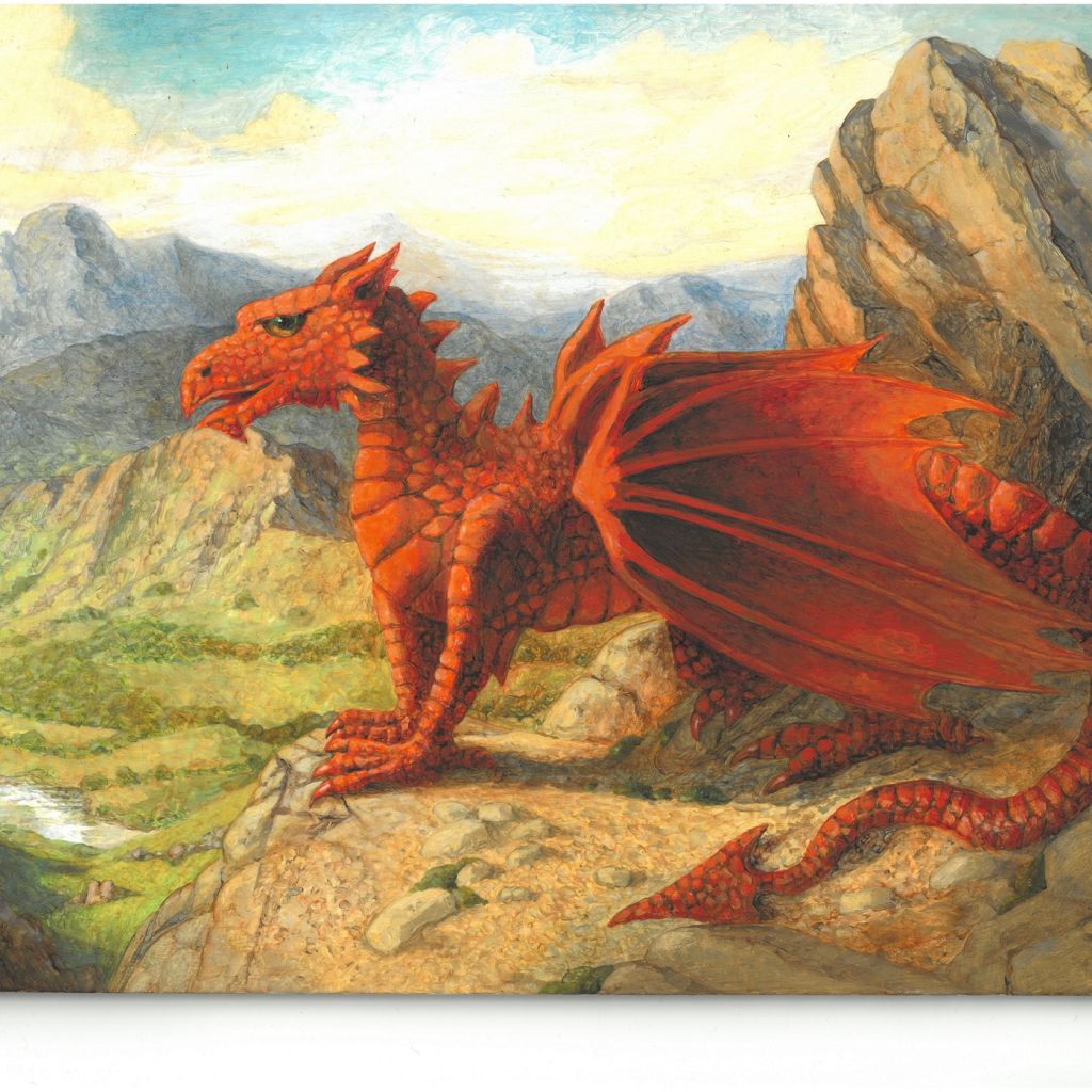 Image Description of "The Mountain Dragon Print".