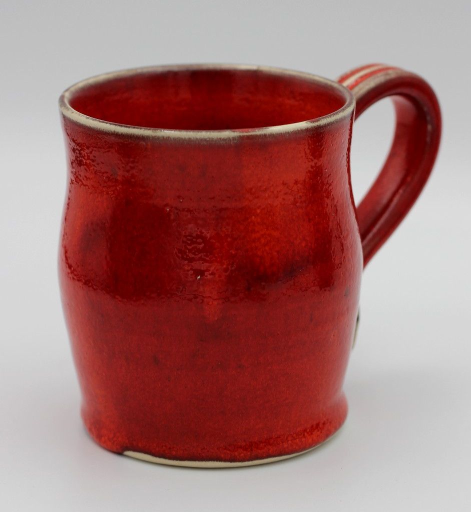 Image Description of "Rachel Padley - Red Mug RP172".