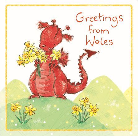 Image Description of "Card - Greetings from Wales".