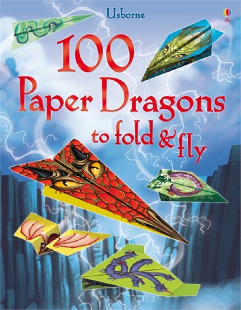 Image Description of "100 Paper Dragons to Fold & Fly".