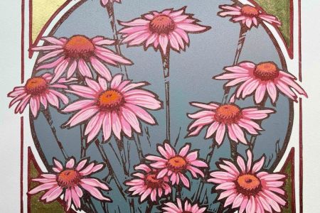 Lee Wright Echinacea final reduction linoprint 40x40 £250 web.jpg